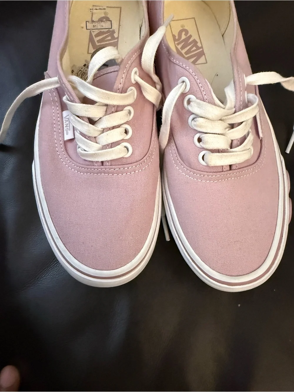 Vans Pink Low-Top Canvas Sneakers